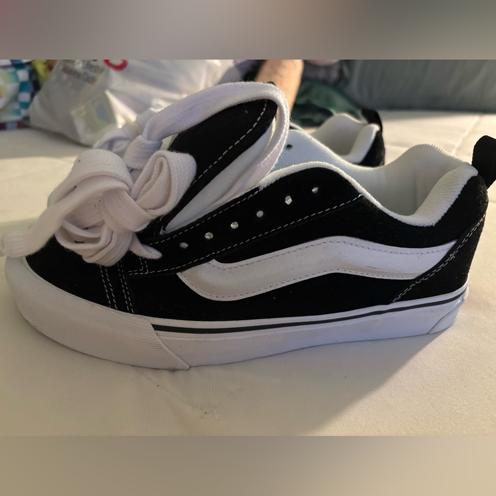 Vans Black and White Old Skool Sneakers Classic Style